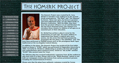 Desktop Screenshot of homericproject.com